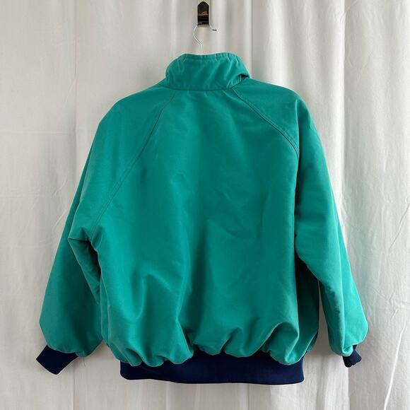 Vintage Blair Polarfleece Zip up Jacket in Turquoise Womens Size Medium - Picture 3 of 8